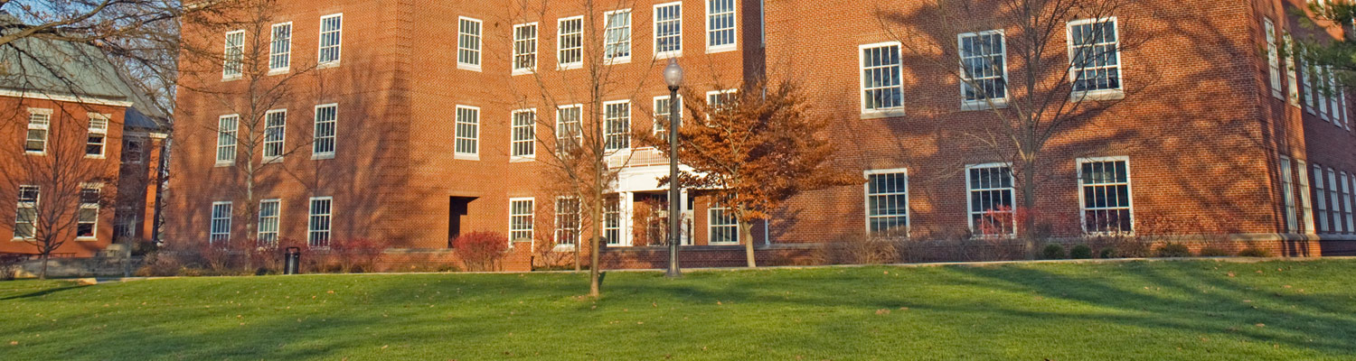 brick school in the fall